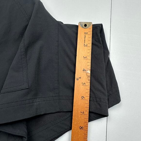 REI Shorts Womens 4 Black Nylon Stretch Pockets Outdoor Hiking Camping Nature - Picture 11 of 13